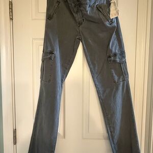 NWT Women’s Dylan George Gray Cargo Pants